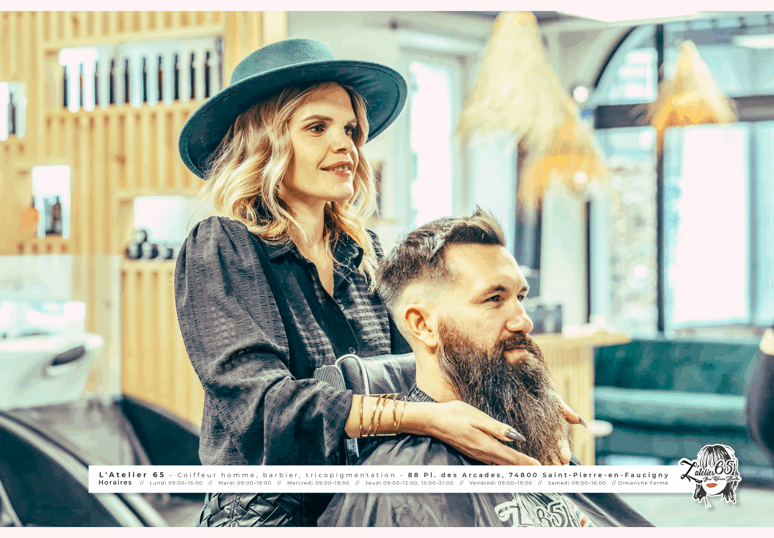 74 Barbes 2 Barber Coiffeur à Saint Pierre en Faucigny - L Atelier 65 - by fadamentalpics