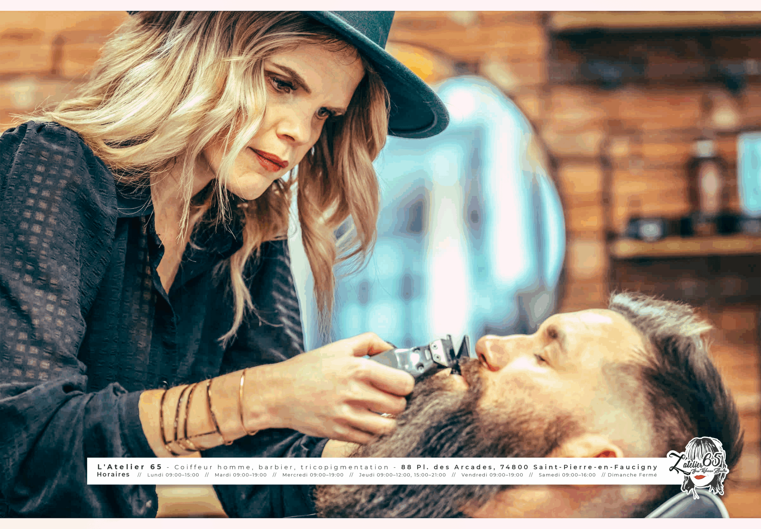 74 Barbes 3 Barber Coiffeur à Saint Pierre en Faucigny - L Atelier 65 - by fadamentalpics