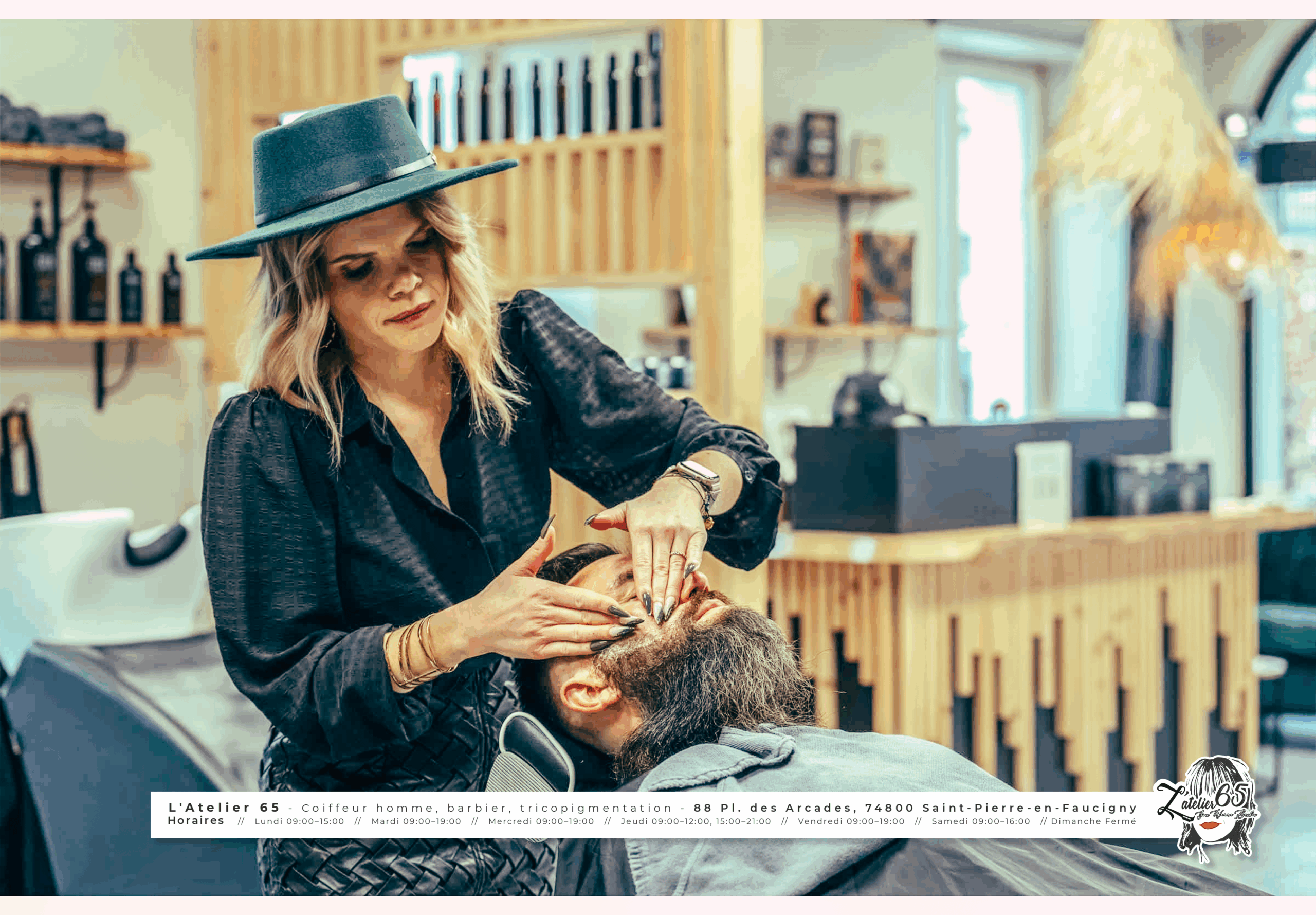 74 Barbes 5 Barber Coiffeur à Saint Pierre en Faucigny - L Atelier 65 - by fadamentalpics
