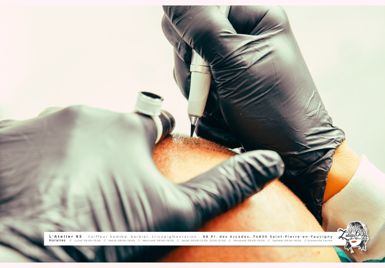 Tricopigmentation 1Barber Coiffeur à Saint Pierre en Faucigny - L Atelier 65 - by fadamentalpics
