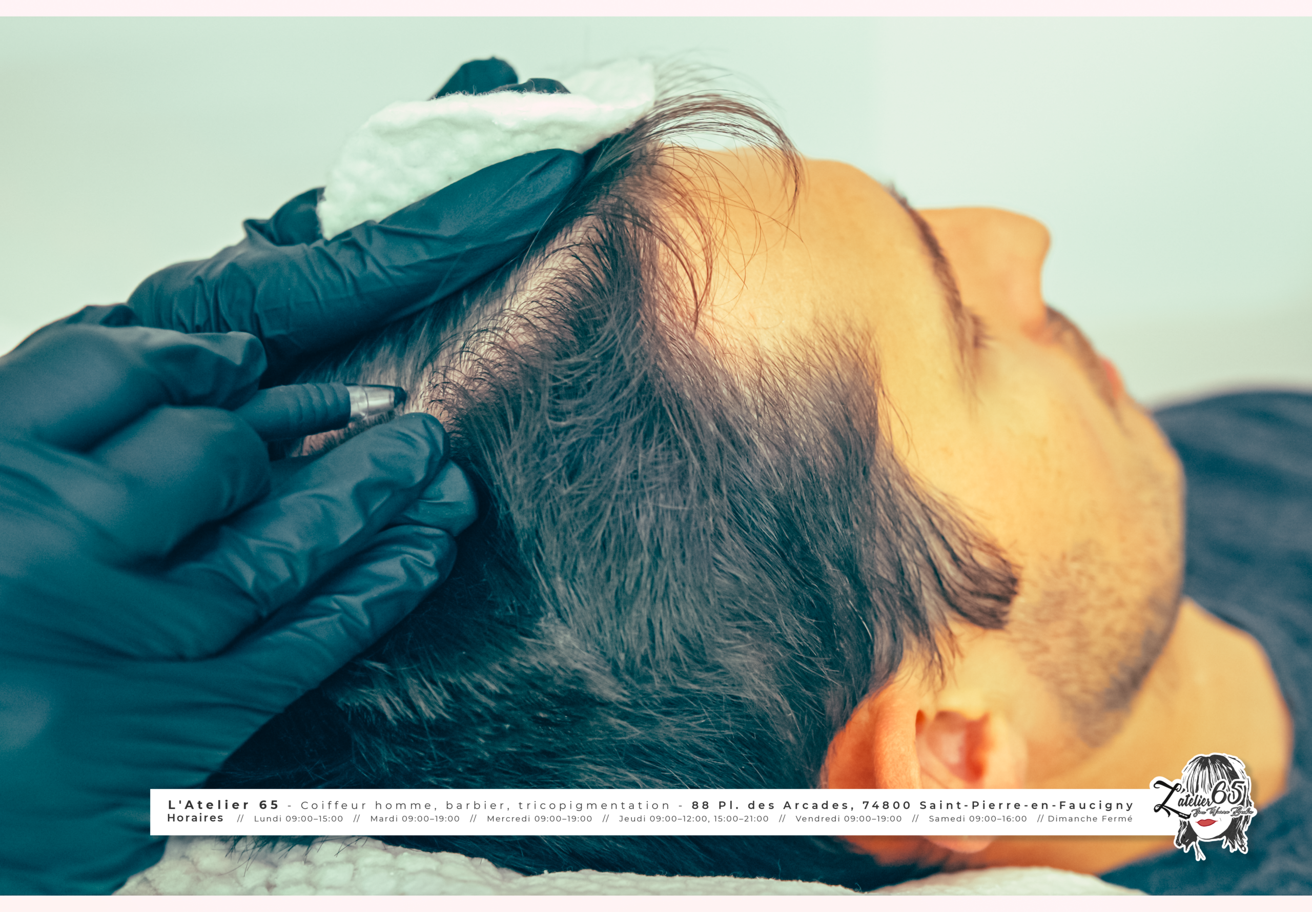 Tricopigmentation Barber Coiffeur à Saint Pierre en Faucigny - L Atelier 65 - by fadamentalpics