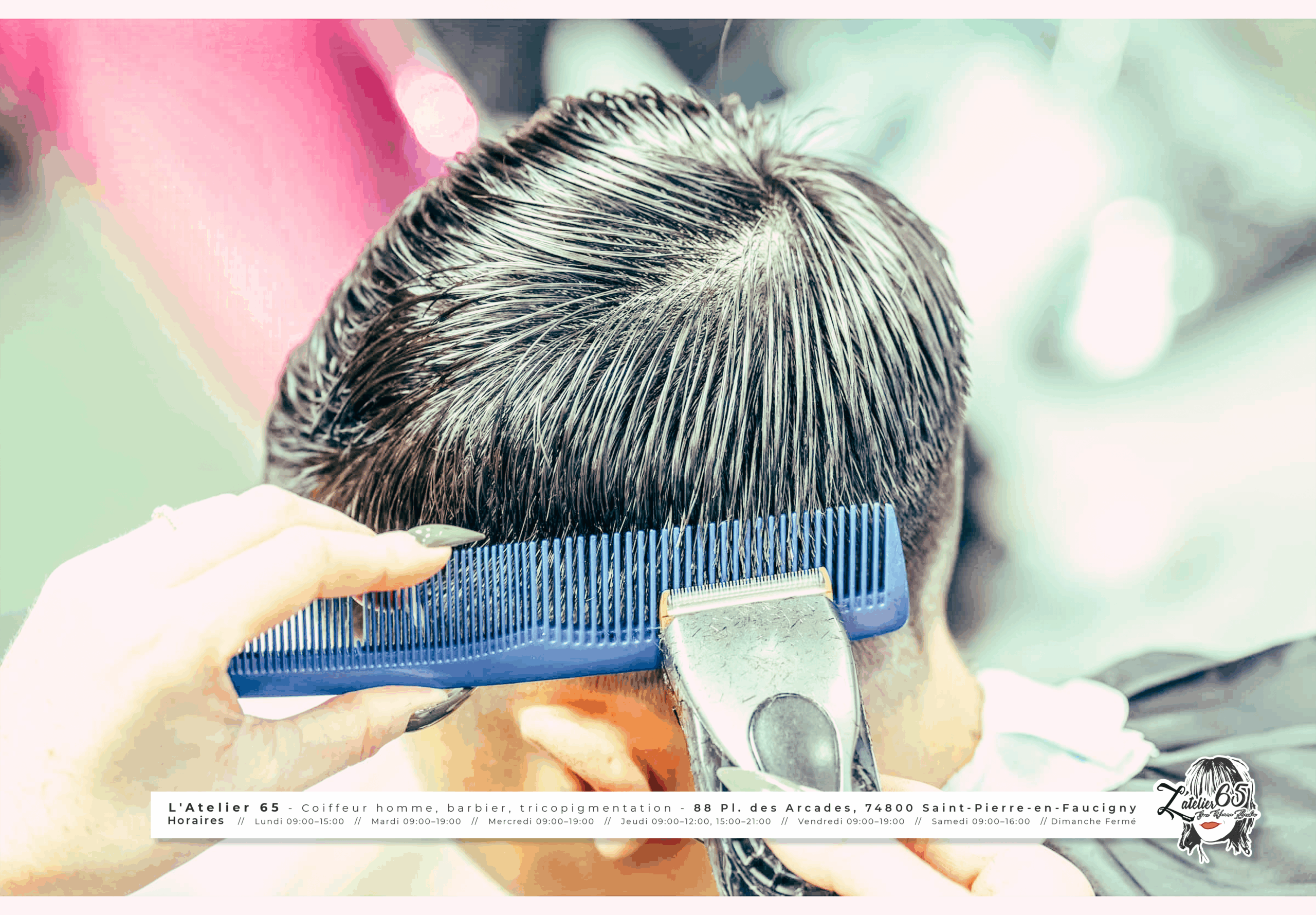 cheveux 1Barber Coiffeur à Saint Pierre en Faucigny - L Atelier 65 - by fadamentalpics