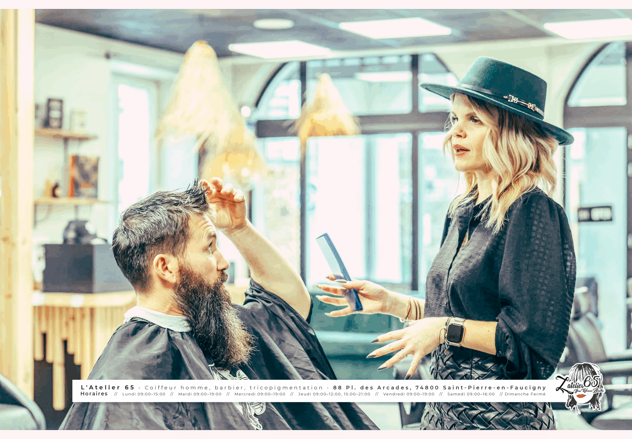 cheveux 7 Barber Coiffeur à Saint Pierre en Faucigny - L Atelier 65 - by fadamentalpics