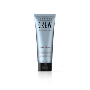 American Crew Fiber Cream, Crème de Coiffage Homme (100ml), Fixation Moyenne & Brillance Naturelle, Pour Cheveux Normaux, Formule Professionnelle, Sans Talc